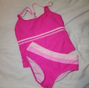 Crisone Girls 2 Piece Tankini Swinsuit - New With Tags - 10/12